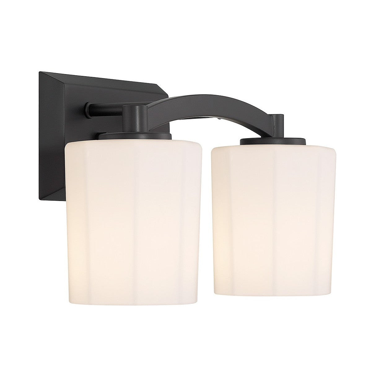 Savoy House - 8-7710-2-BK - Two Light Bathroom Vanity - Whitney - Matte Black