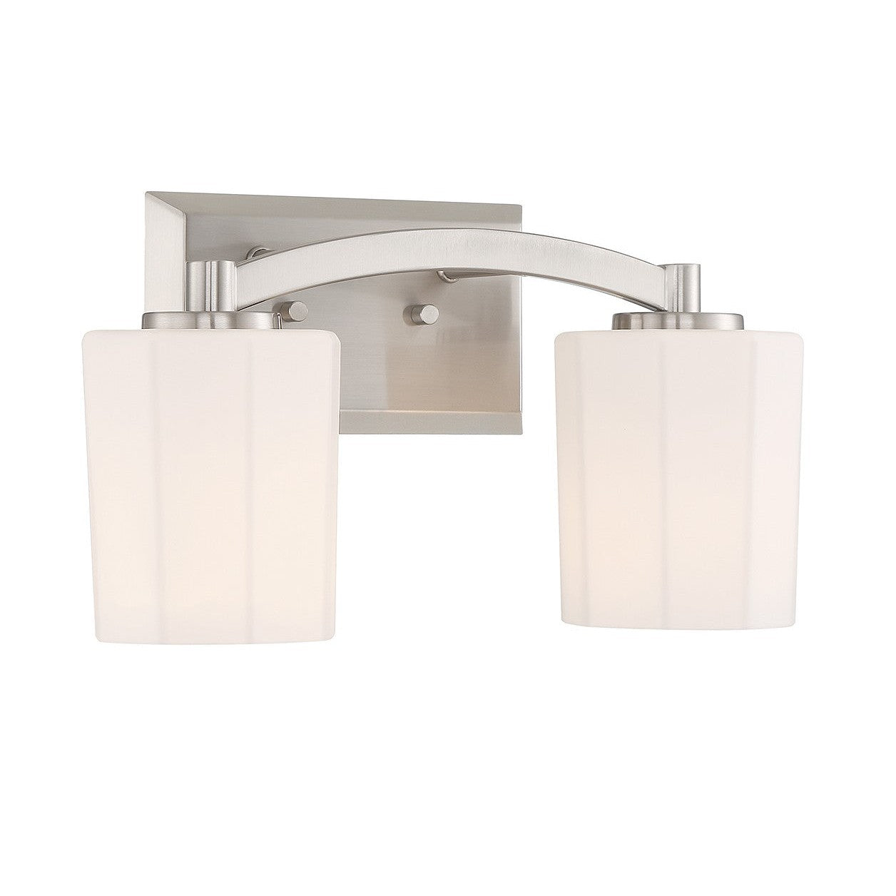 Savoy House - 8-7710-2-SN - Two Light Bathroom Vanity - Whitney - Satin Nickel
