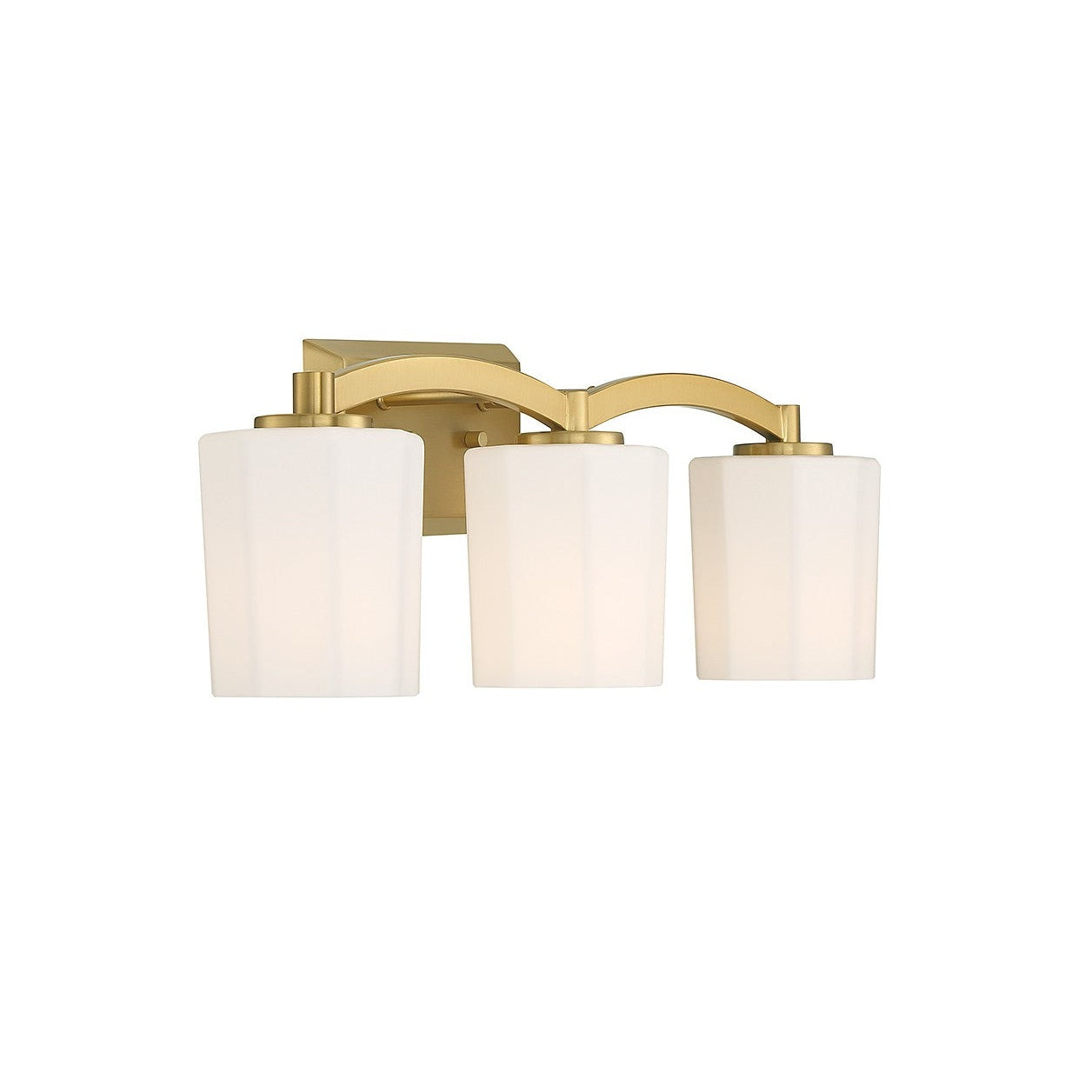 Savoy House - 8-7710-3-322 - Three Light Bathroom Vanity - Whitney - Warm Brass