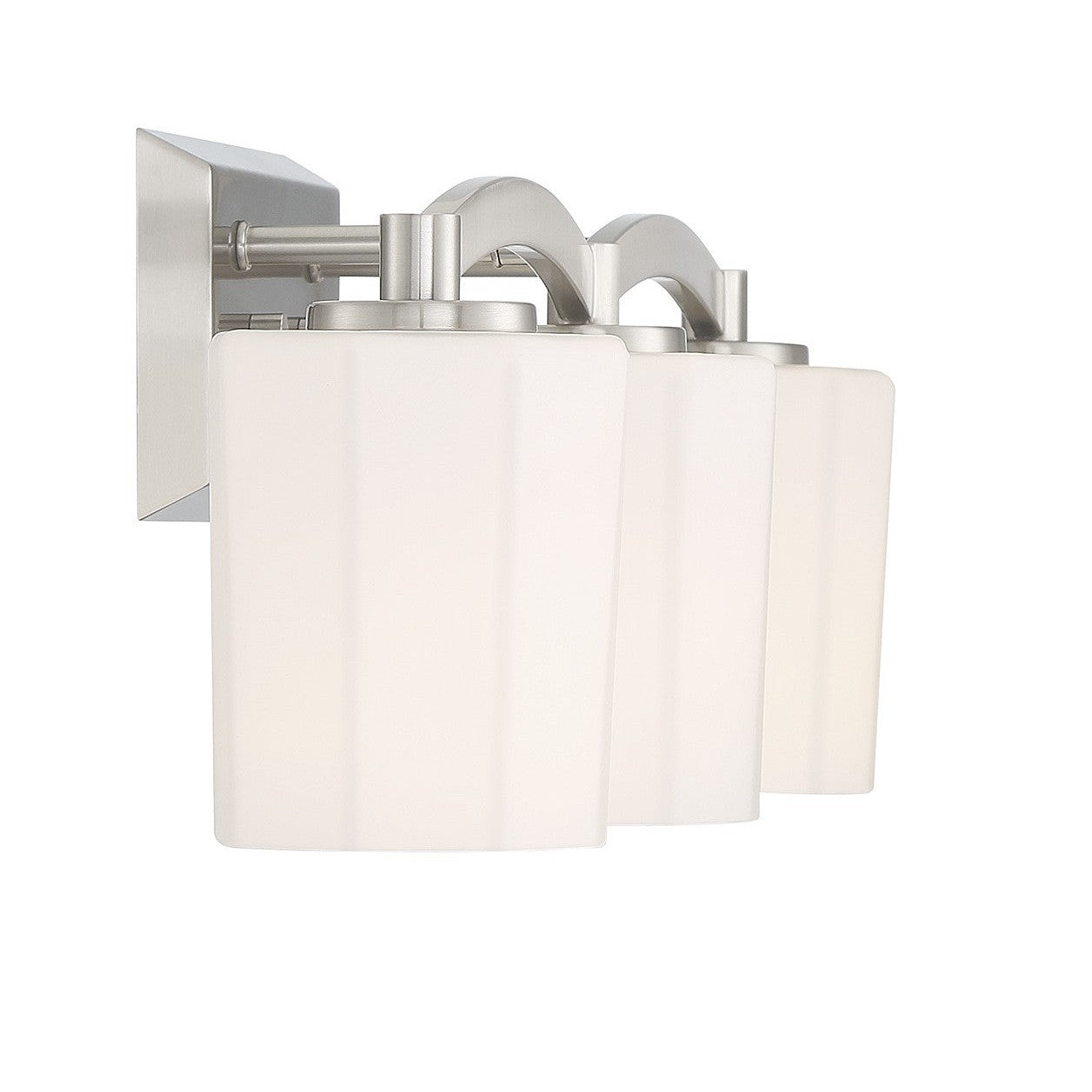 Savoy House - 8-7710-3-SN - Three Light Bathroom Vanity - Whitney - Satin Nickel