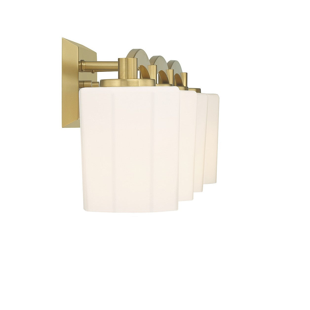 Savoy House - 8-7710-4-322 - Four Light Bathroom Vanity - Whitney - Warm Brass