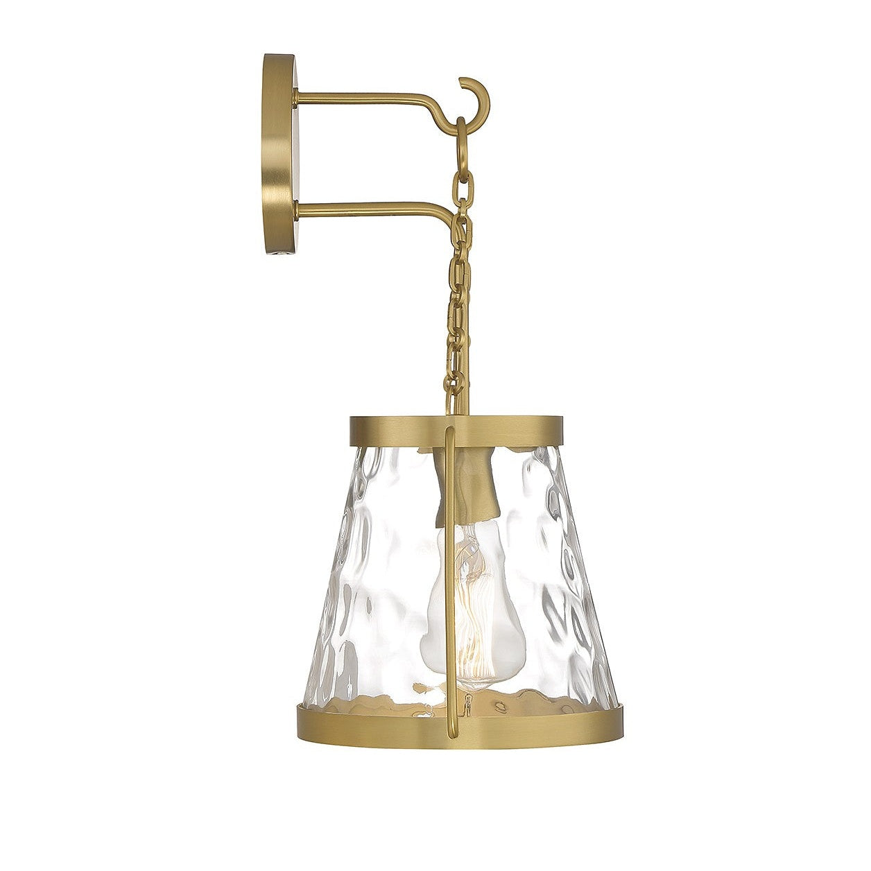 Savoy House - 9-1801-1-322 - One Light Wall Sconce - Crawford - Warm Brass