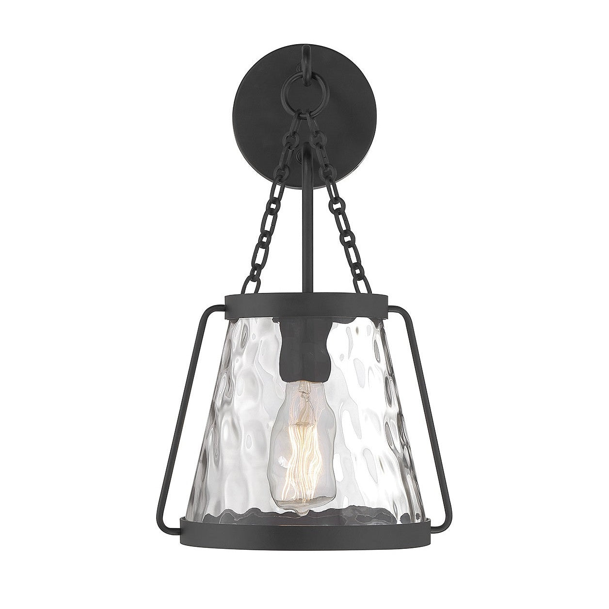 Savoy House - 9-1801-1-89 - One Light Wall Sconce - Crawford - Matte Black