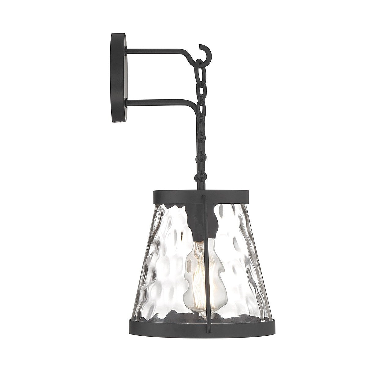 Savoy House - 9-1801-1-89 - One Light Wall Sconce - Crawford - Matte Black