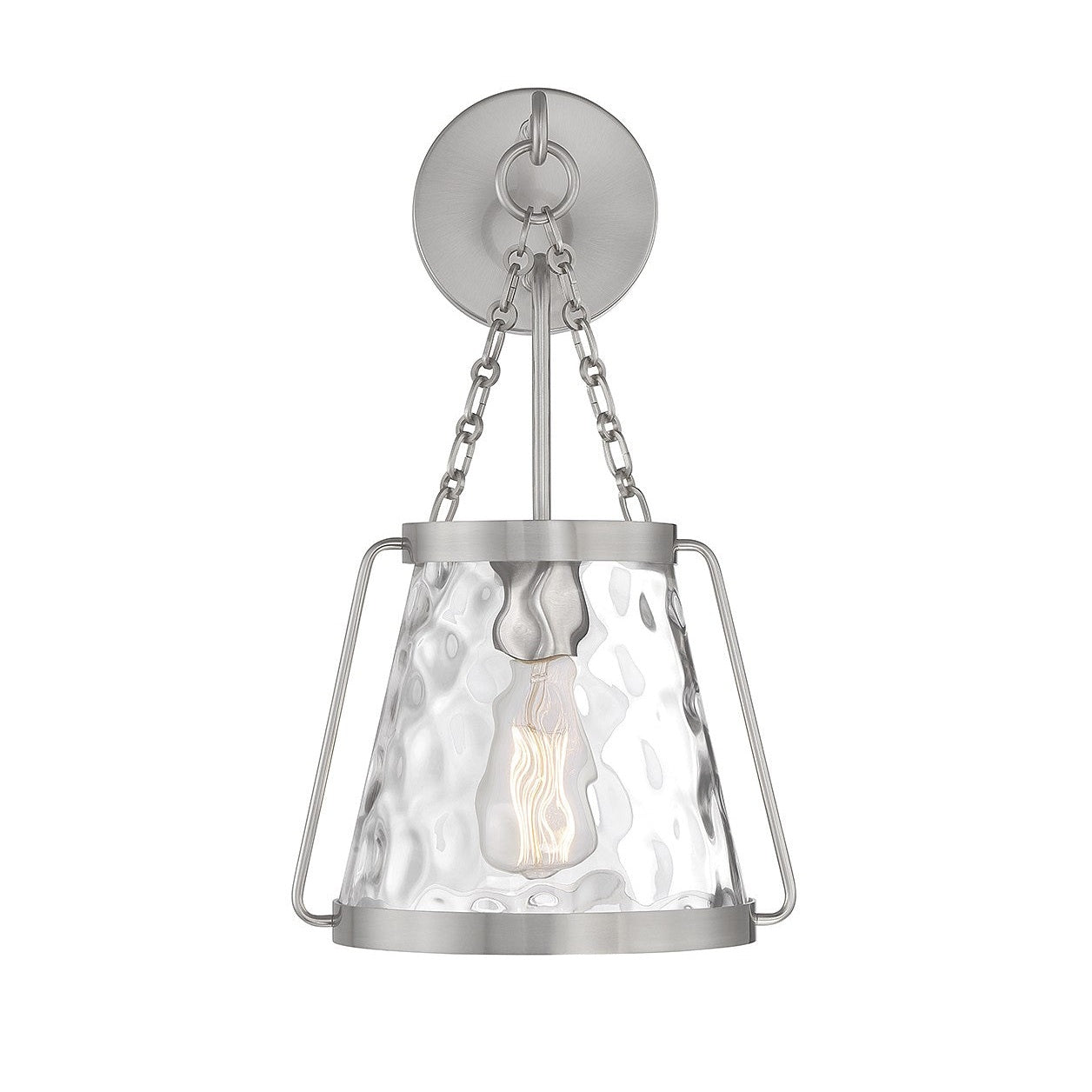 Savoy House - 9-1801-1-SN - One Light Wall Sconce - Crawford - Satin Nickel