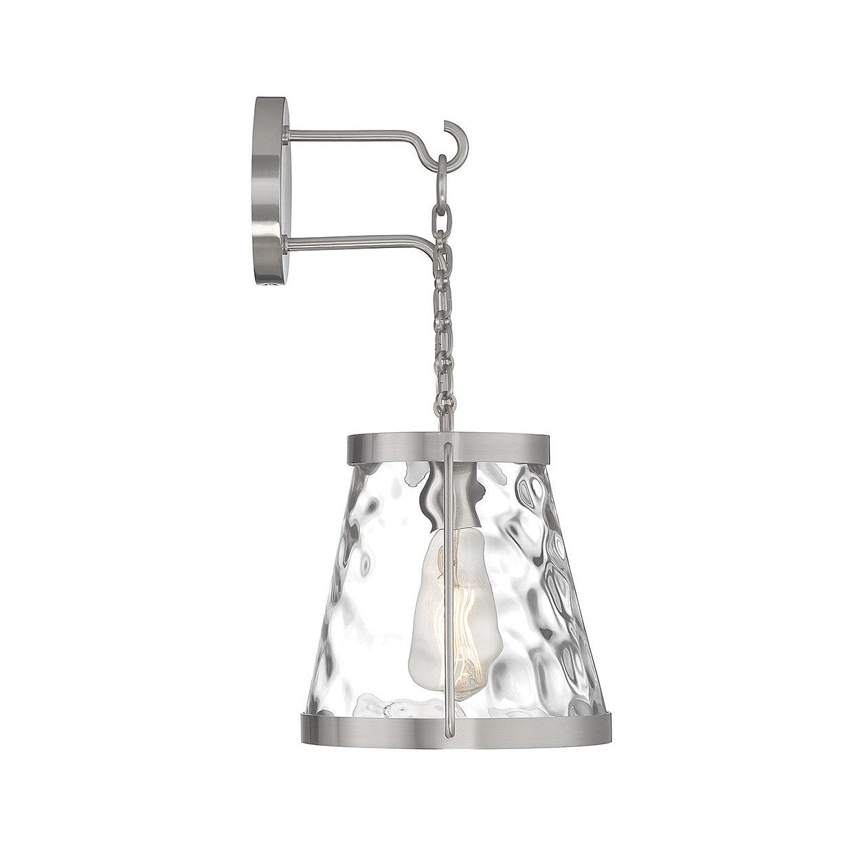 Savoy House - 9-1801-1-SN - One Light Wall Sconce - Crawford - Satin Nickel