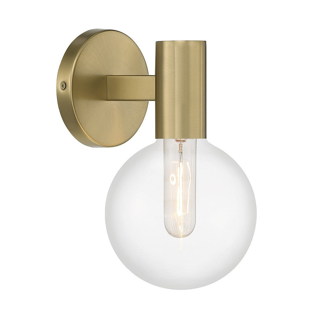 Savoy House - 9-3076-1-322 - One Light Wall Sconce - Wright - Warm Brass
