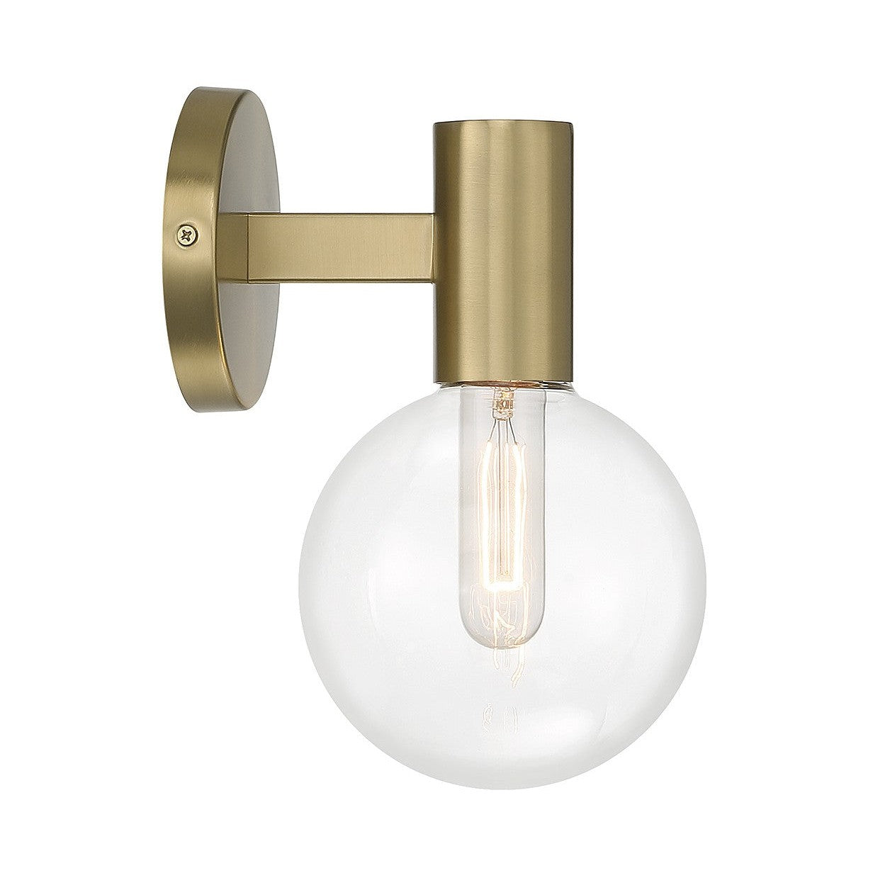 Savoy House - 9-3076-1-322 - One Light Wall Sconce - Wright - Warm Brass