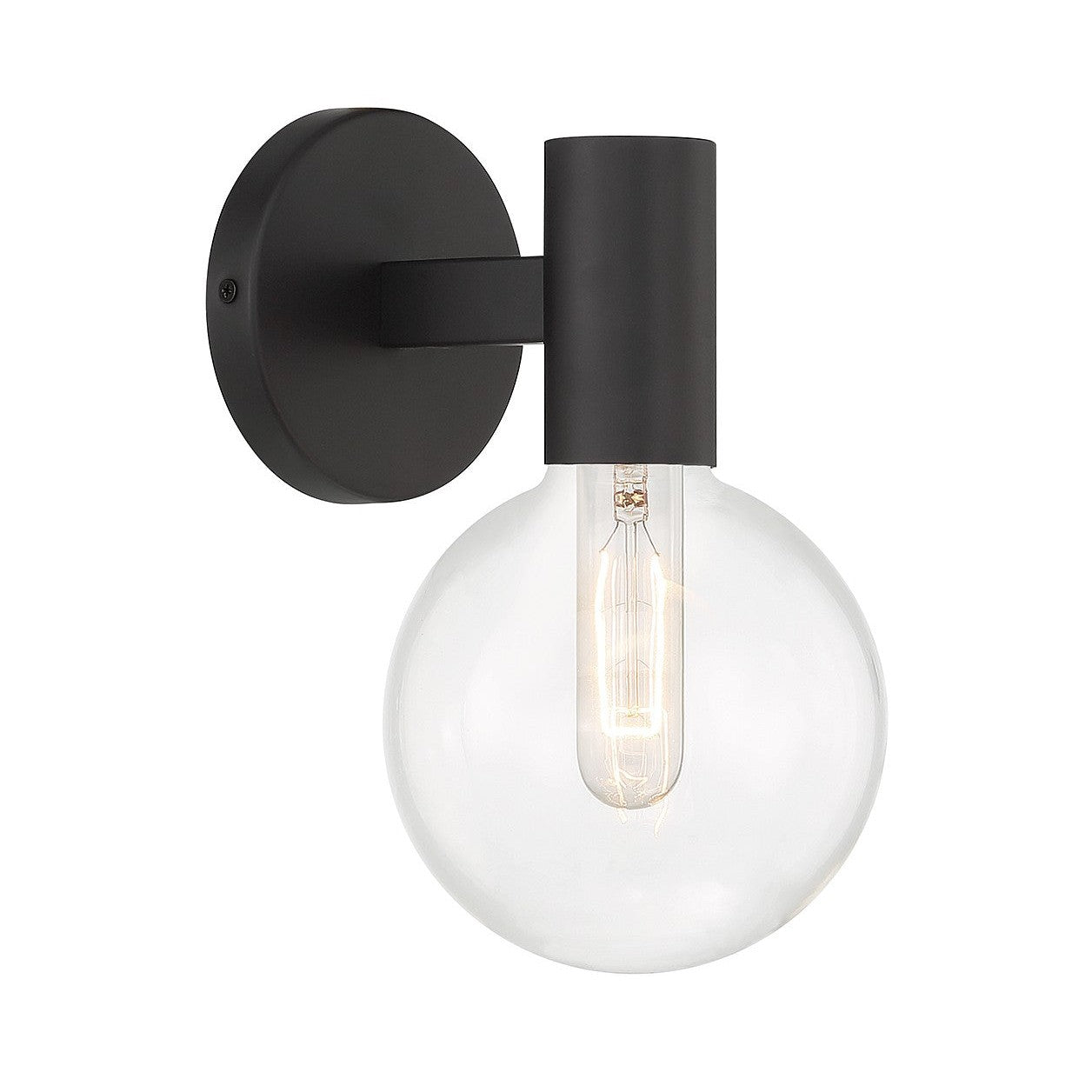 Savoy House - 9-3076-1-89 - One Light Wall Sconce - Wright - Matte Black