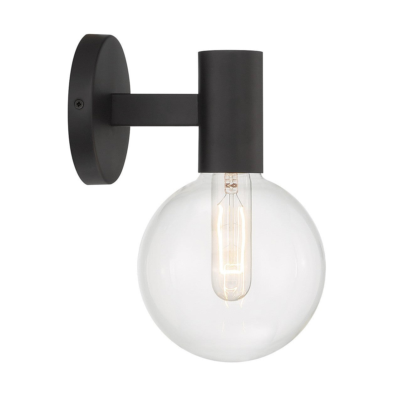 Savoy House - 9-3076-1-89 - One Light Wall Sconce - Wright - Matte Black