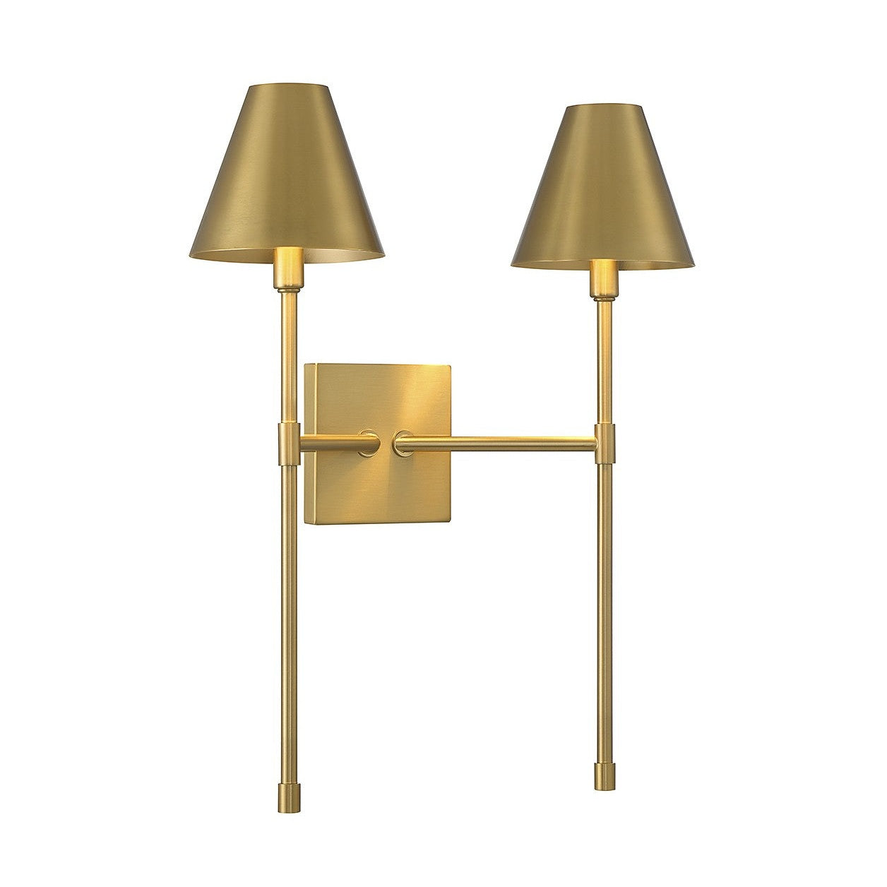 Savoy House - 9-5202-2-322 - Two Light Wall Sconce - Jefferson - Warm Brass