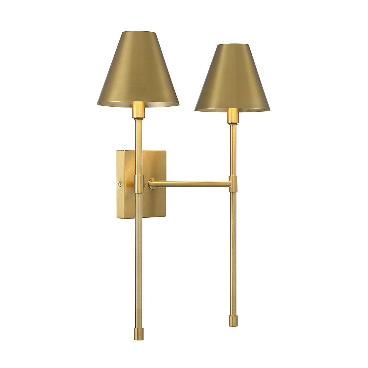 Savoy House - 9-5202-2-322 - Two Light Wall Sconce - Jefferson - Warm Brass