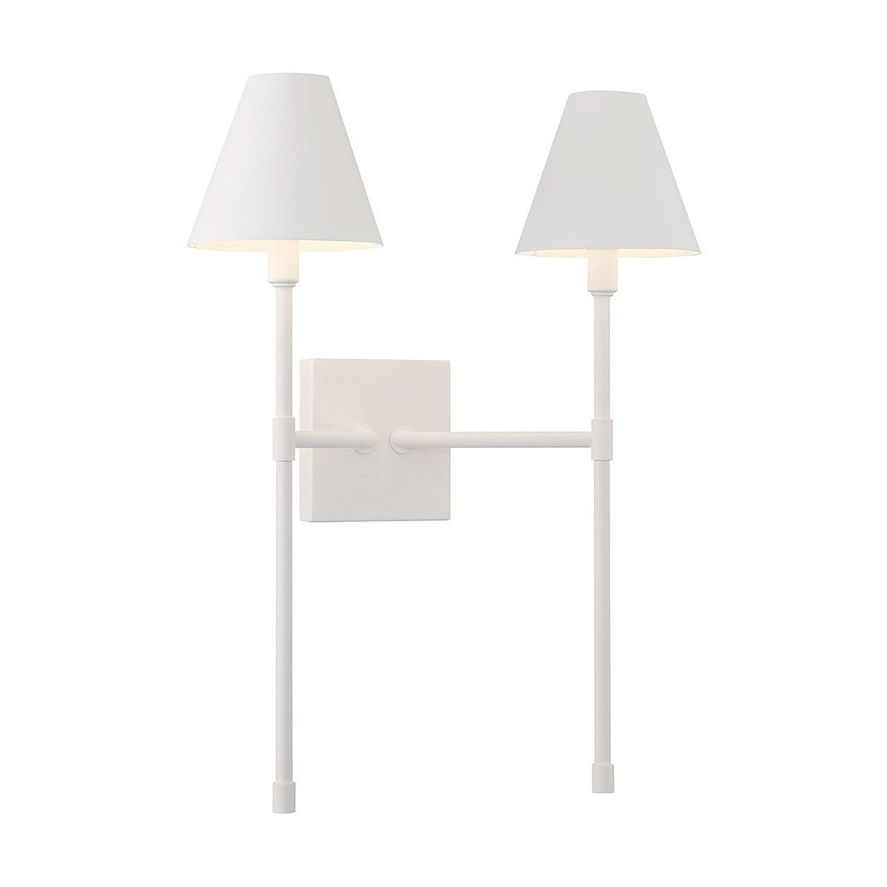 Savoy House - 9-5202-2-83 - Two Light Wall Sconce - Jefferson - Bisque White