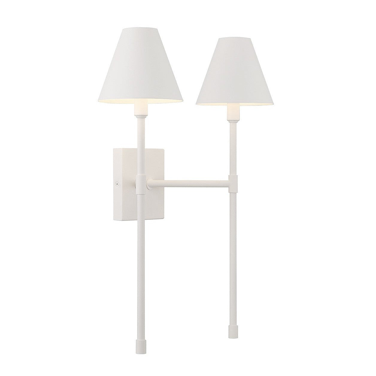 Savoy House - 9-5202-2-83 - Two Light Wall Sconce - Jefferson - Bisque White