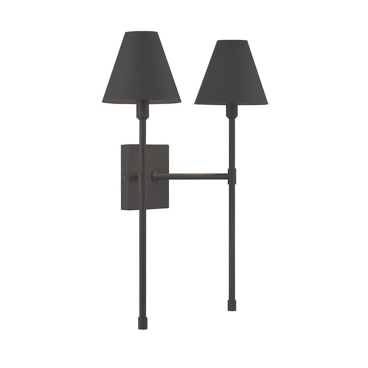 Savoy House - 9-5202-2-89 - Two Light Wall Sconce - Jefferson - Matte Black