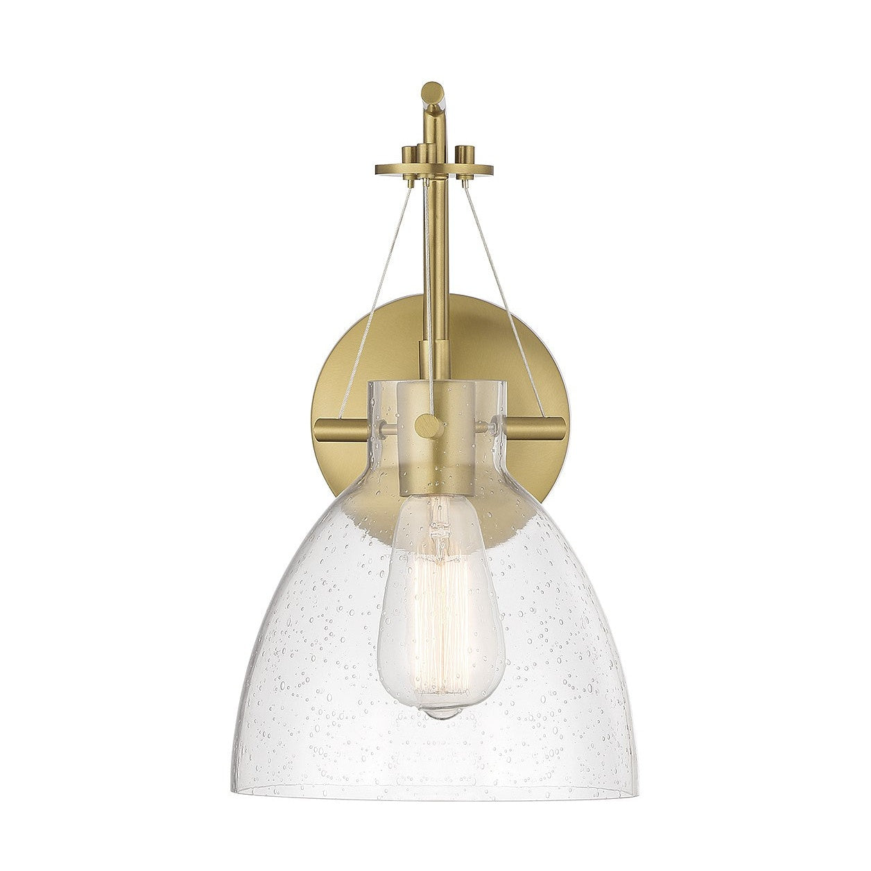 Savoy House - 9-7005-1-322 - One Light Wall Sconce - Foster - Warm Brass