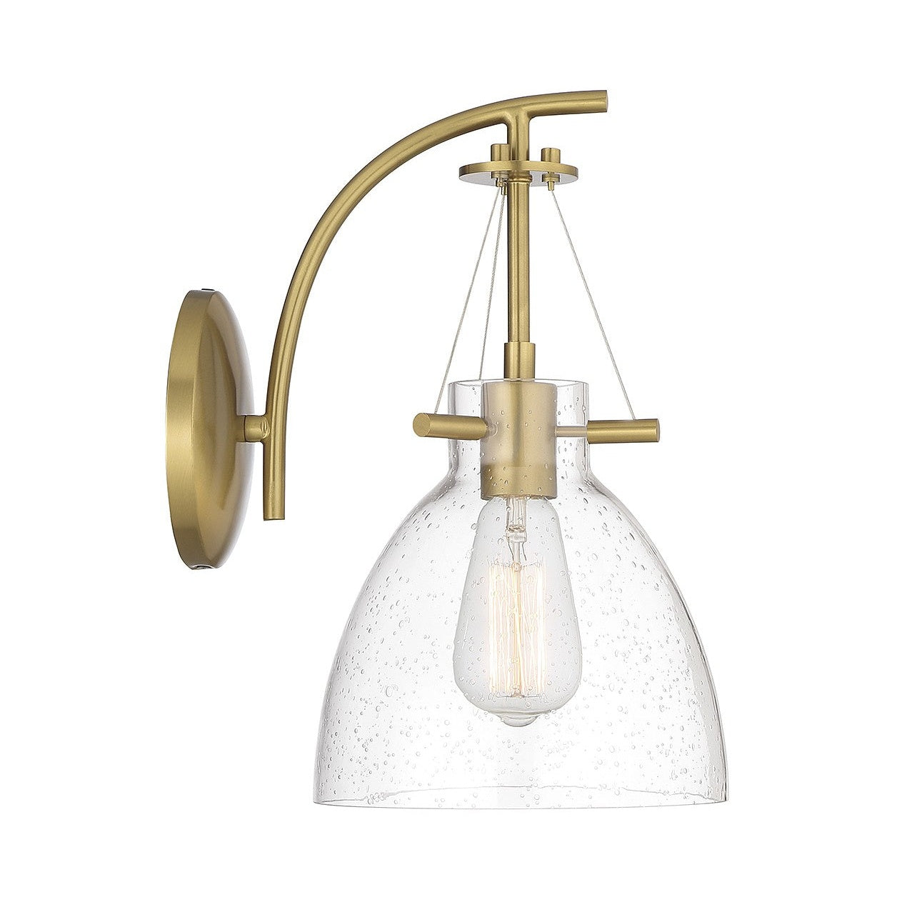 Savoy House - 9-7005-1-322 - One Light Wall Sconce - Foster - Warm Brass