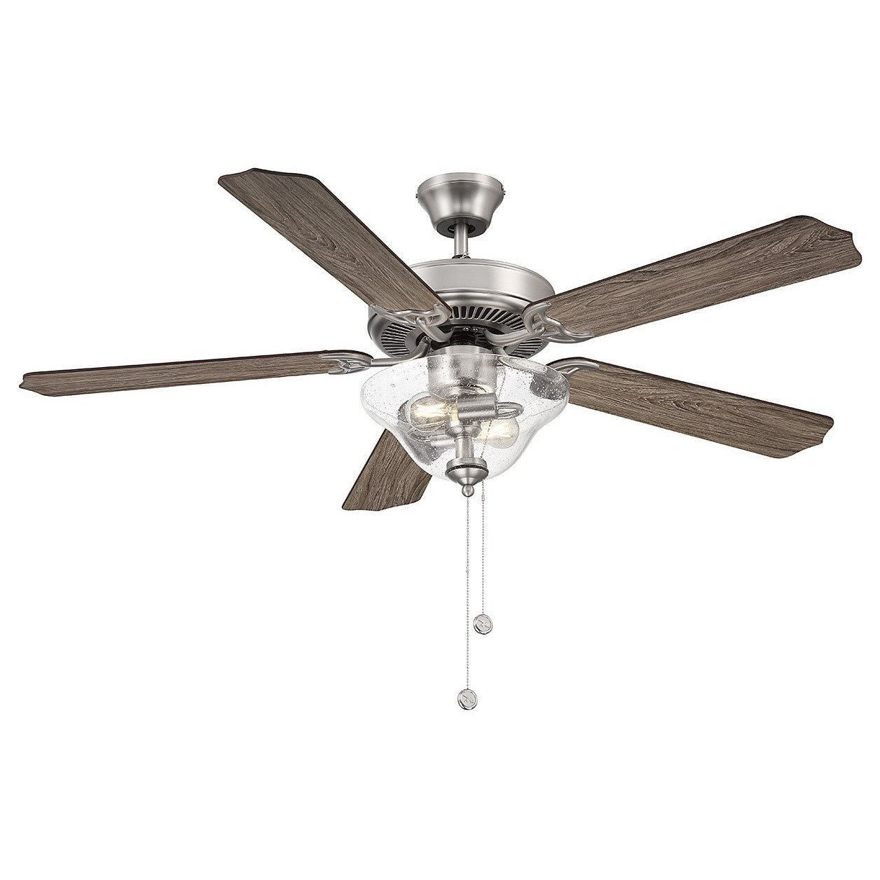 Meridian - M2019BNRV - 52" Ceiling Fan - Brushed Nickel