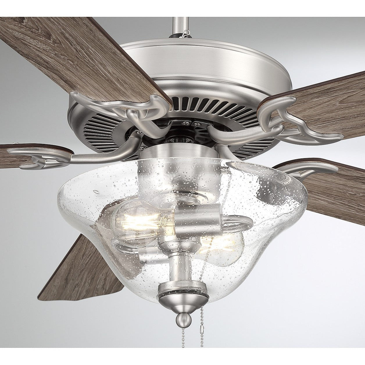 Meridian - M2019BNRV - 52" Ceiling Fan - Brushed Nickel
