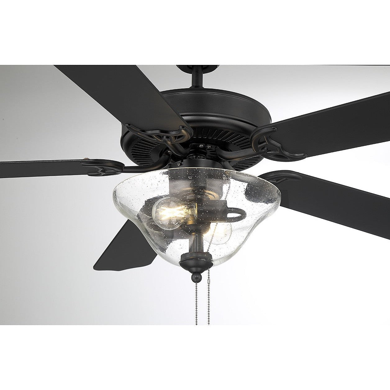 Meridian - M2019MBKRV - 52" Ceiling Fan - Matte Black