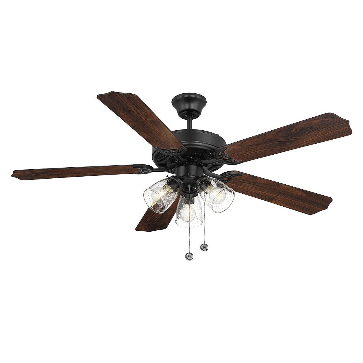 Meridian - M2022MBKRV - 52" Ceiling Fan - Matte Black