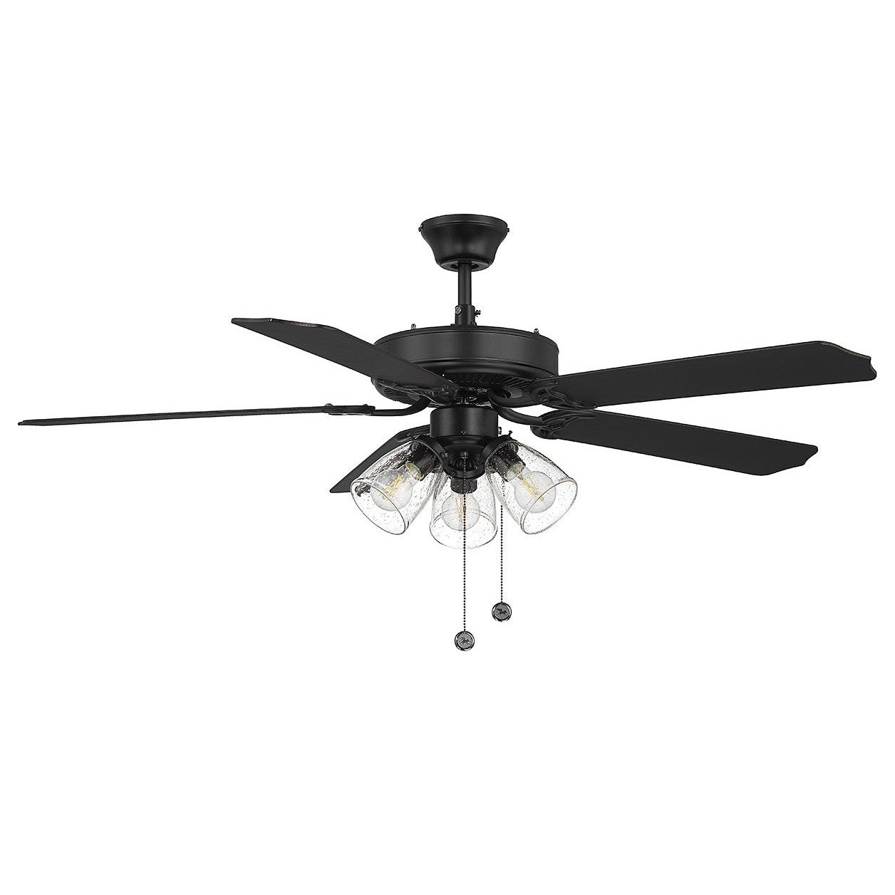 Meridian - M2022MBKRV - 52" Ceiling Fan - Matte Black