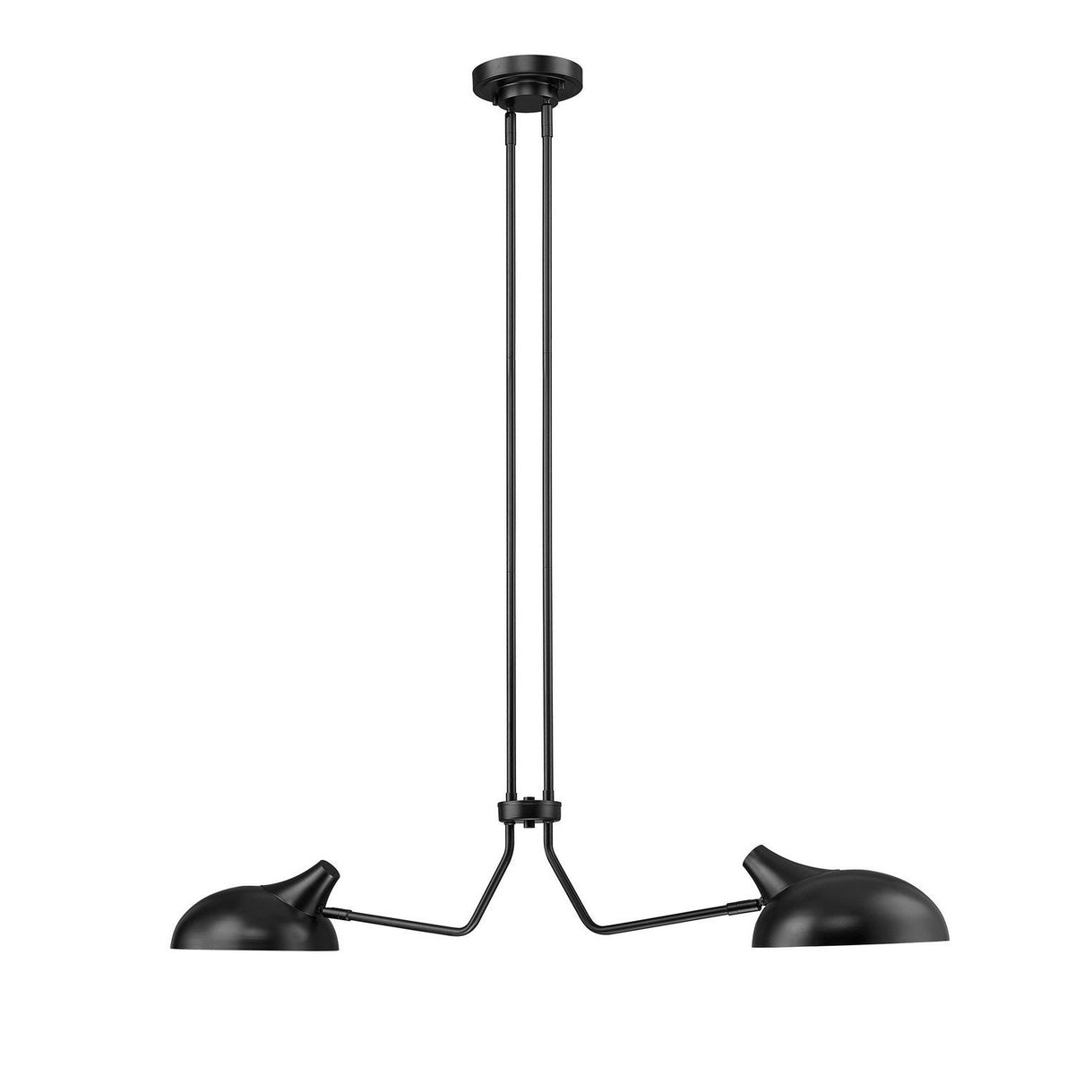 Z-Lite - 1942-2L-MB - Two Light Linear Chandelier - Bellamy - Matte Black