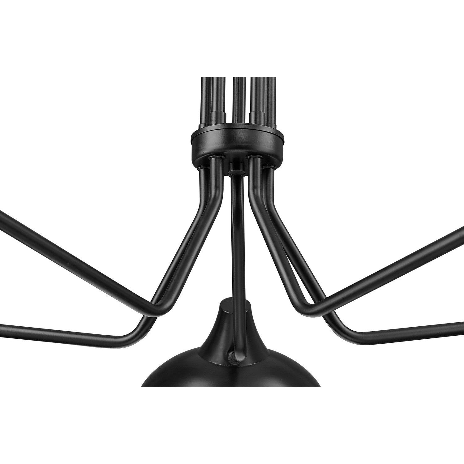 Z-Lite - 1942-5MB - Five Light Chandelier - Bellamy - Matte Black