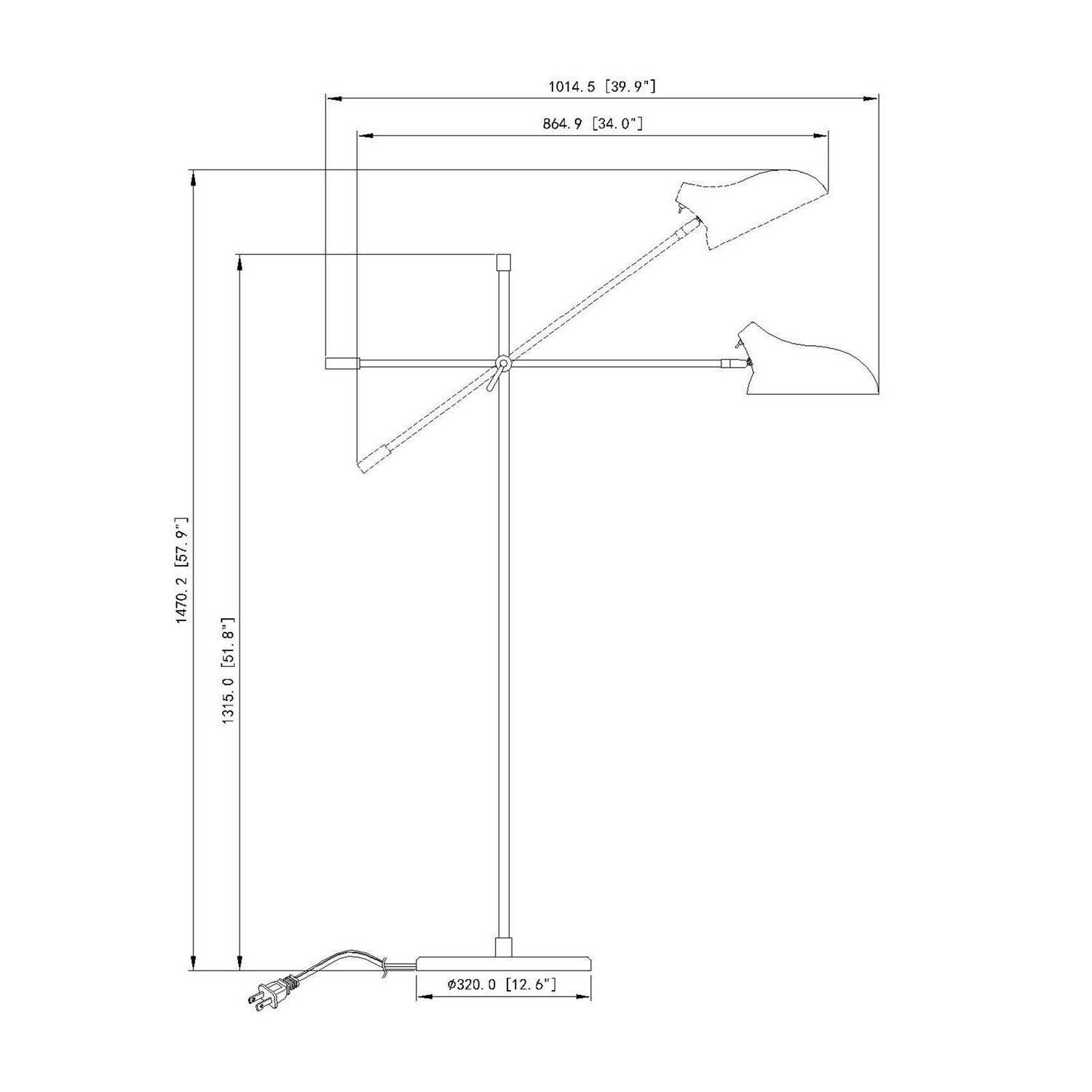 Z-Lite - 1942FL-MB - One Light Floor Lamp - Bellamy - Matte Black