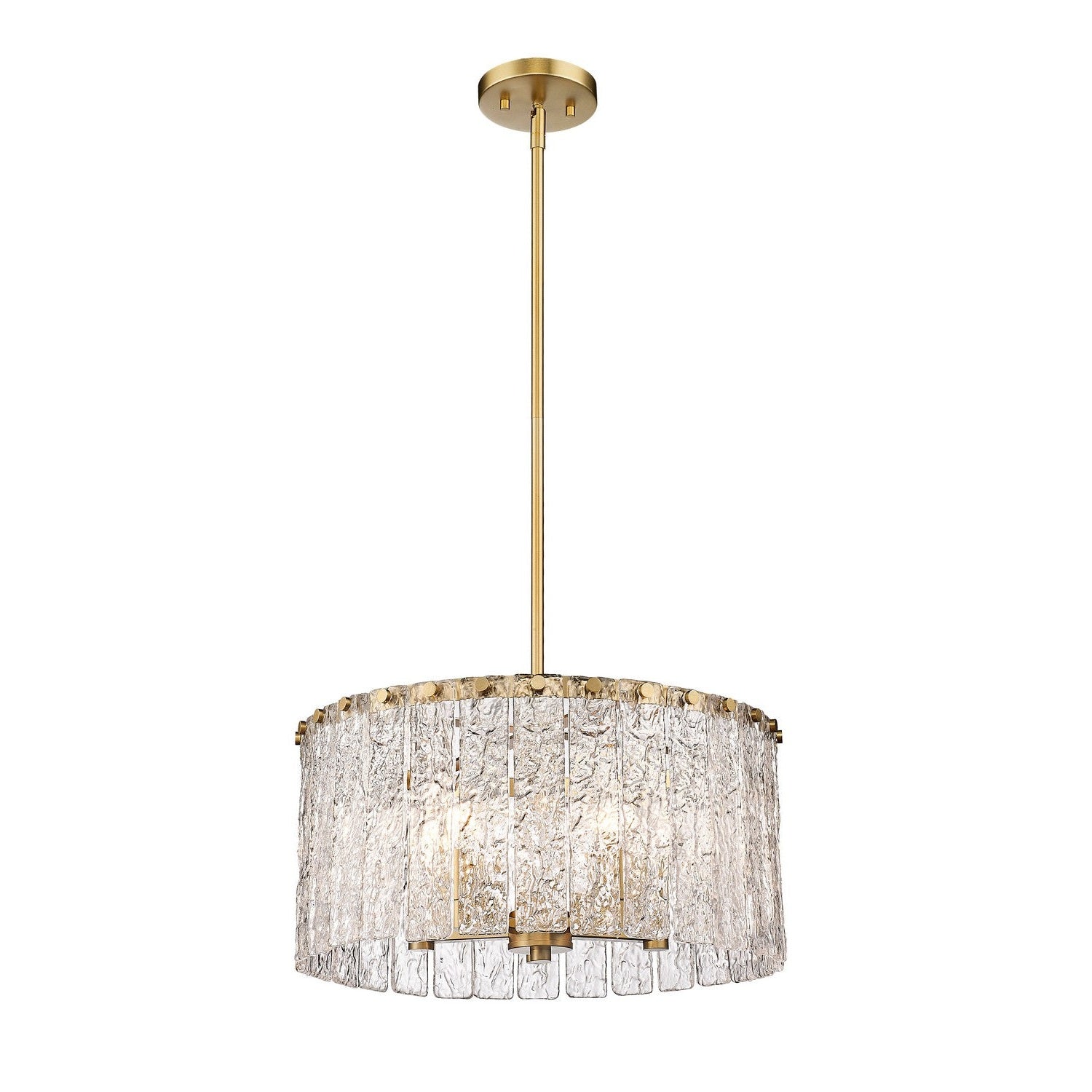 Z-Lite - 1943P18-MGLD - Five Light Pendant - Glacier - Modern Gold