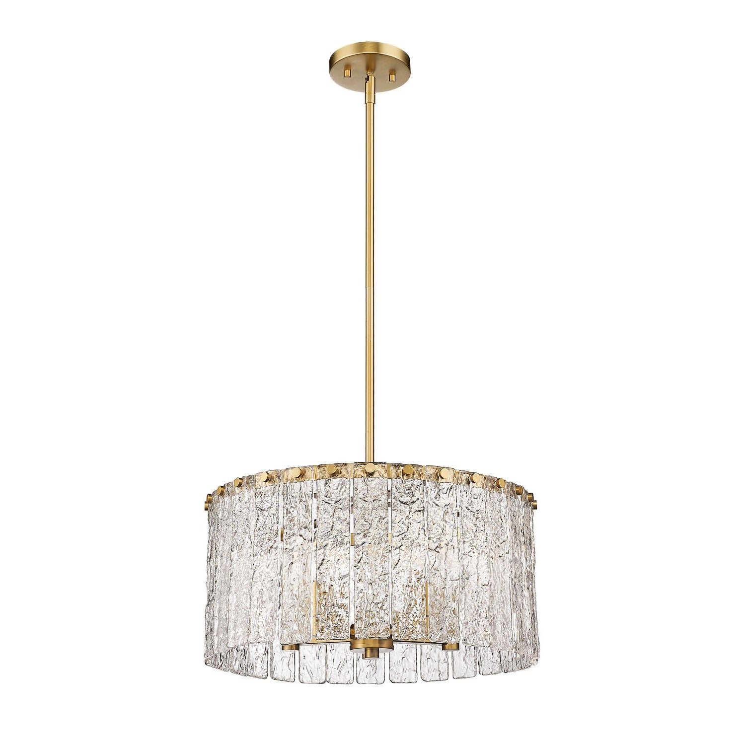 Z-Lite - 1943P18-MGLD - Five Light Pendant - Glacier - Modern Gold