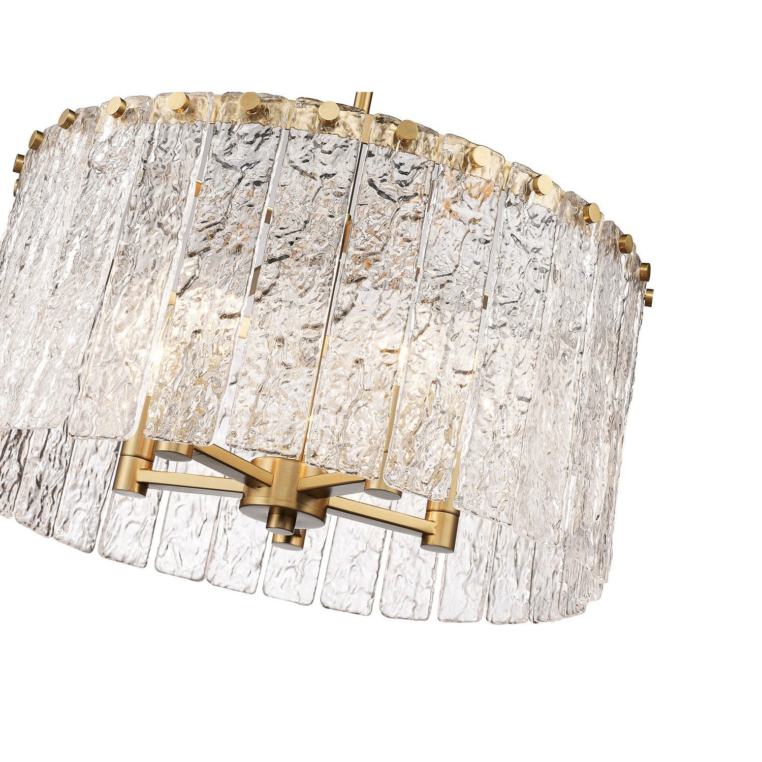 Z-Lite - 1943P18-MGLD - Five Light Pendant - Glacier - Modern Gold