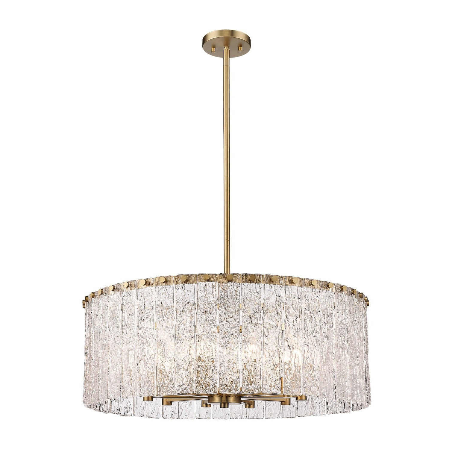 Z-Lite - 1943P26-MGLD - Ten Light Chandelier - Glacier - Modern Gold