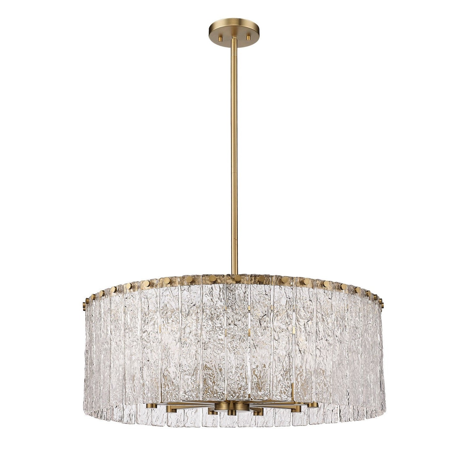 Z-Lite - 1943P26-MGLD - Ten Light Chandelier - Glacier - Modern Gold