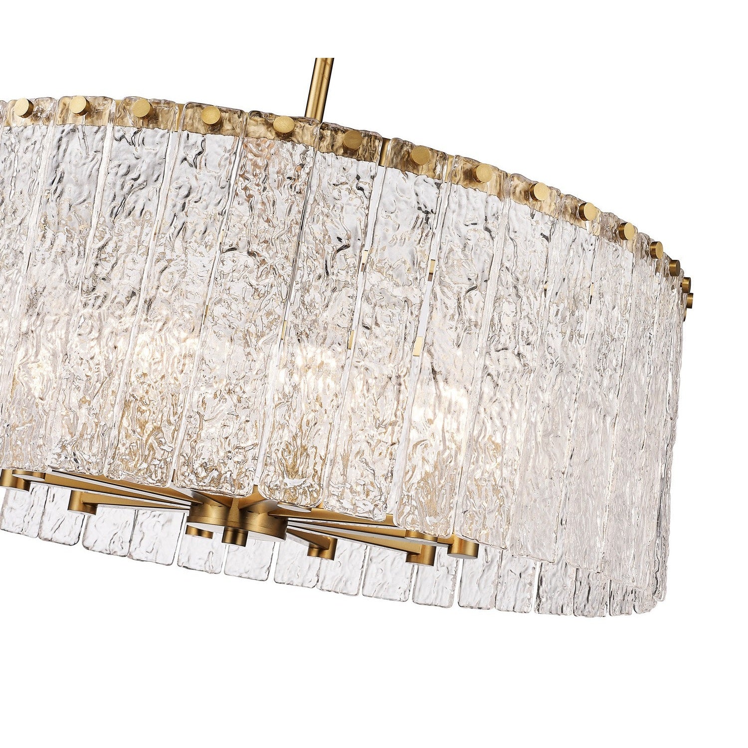 Z-Lite - 1943P26-MGLD - Ten Light Chandelier - Glacier - Modern Gold