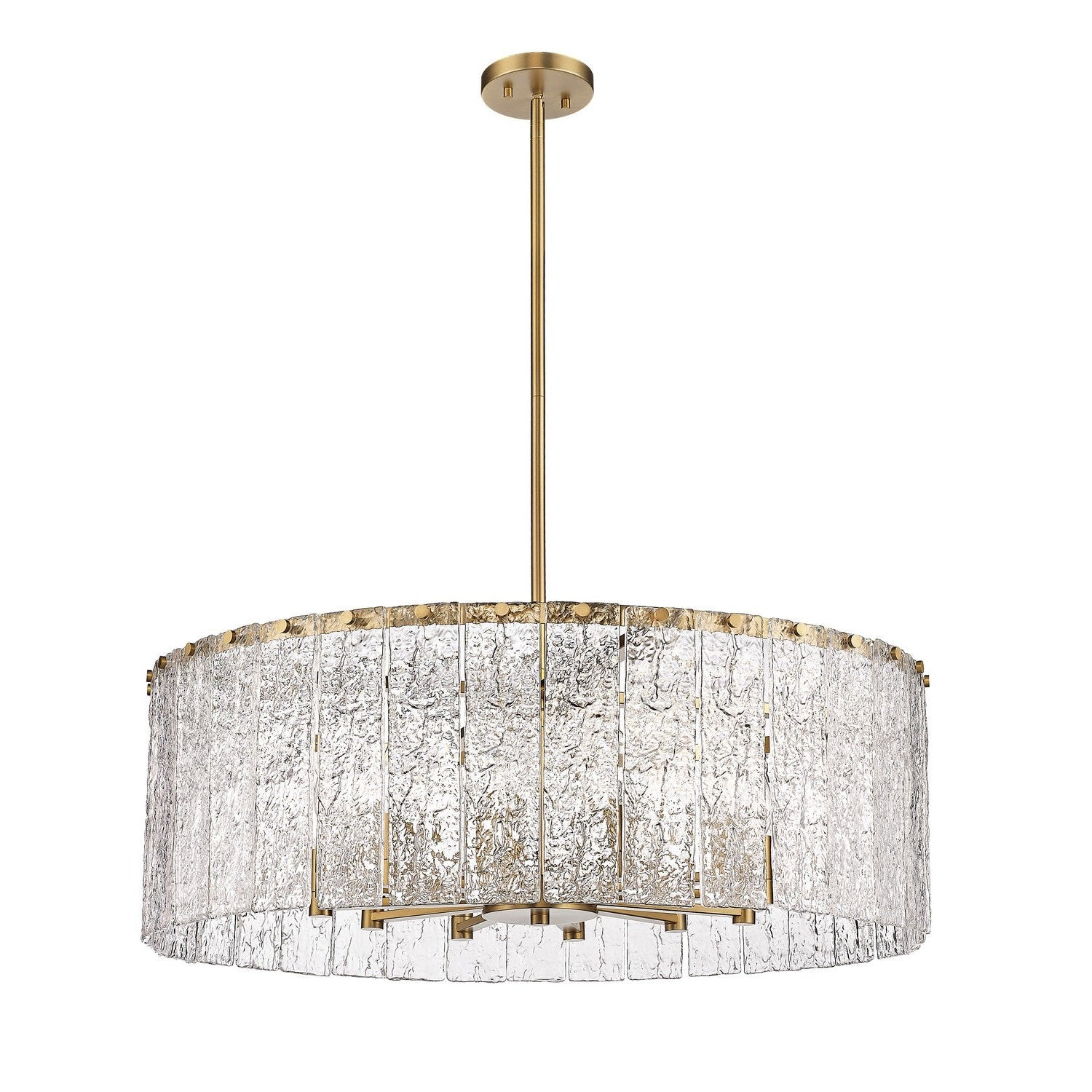 Z-Lite - 1943P32-MGLD - 12 Light Chandelier - Glacier - Modern Gold