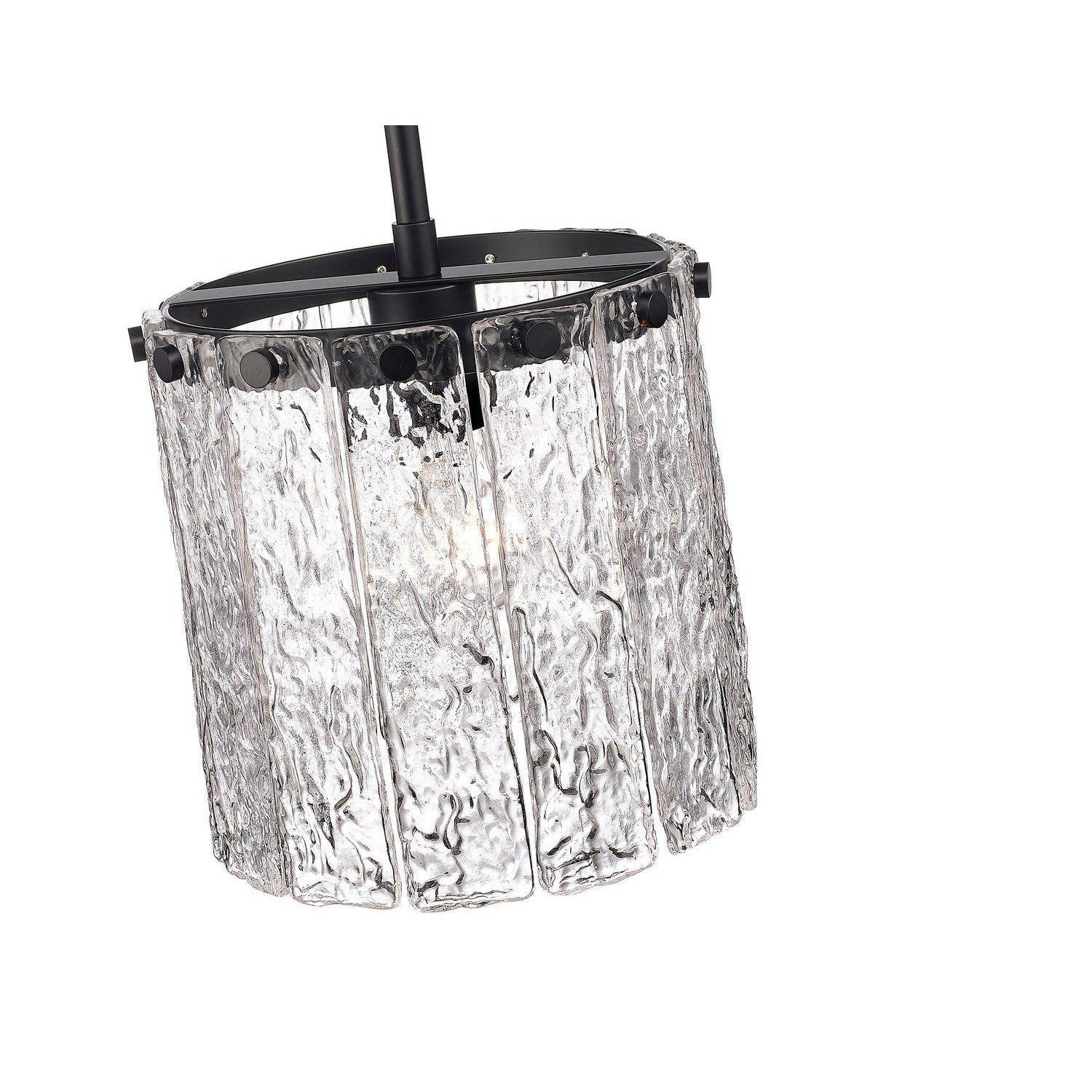 Z-Lite - 1943P8-MB - One Light Pendant - Glacier - Matte Black