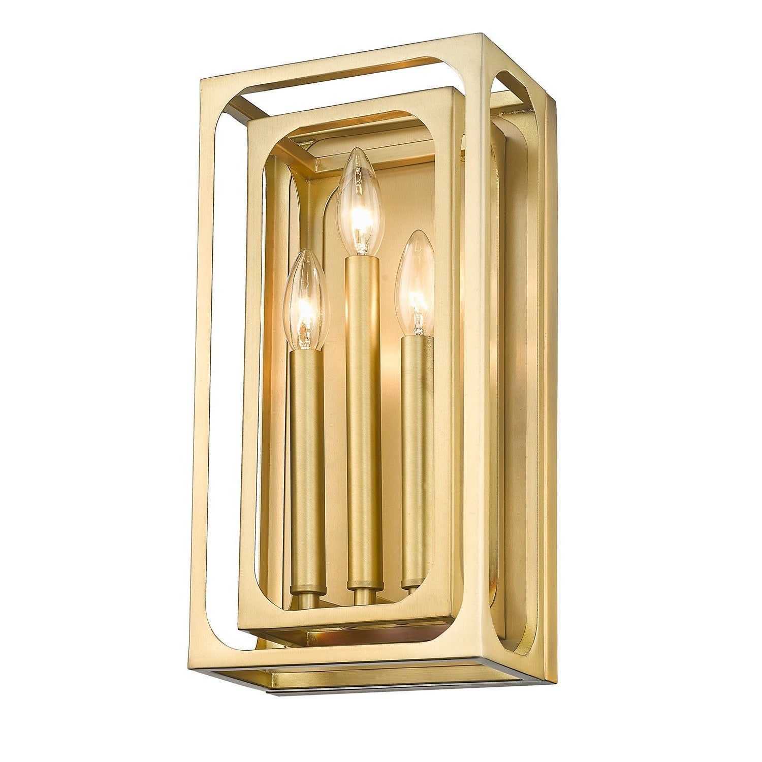 Z-Lite - 3038-3S-RB - Three Light Wall Sconce - Easton - Rubbed Brass