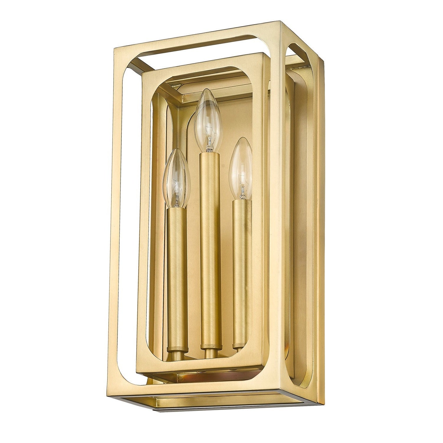 Z-Lite - 3038-3S-RB - Three Light Wall Sconce - Easton - Rubbed Brass