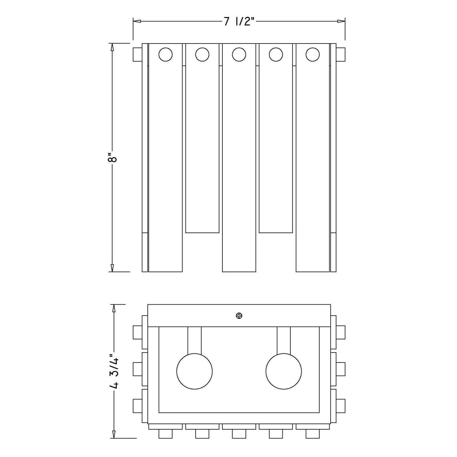 Z-Lite - 345-2S-RB - Two Light Wall Sconce - Viviana - Rubbed Brass