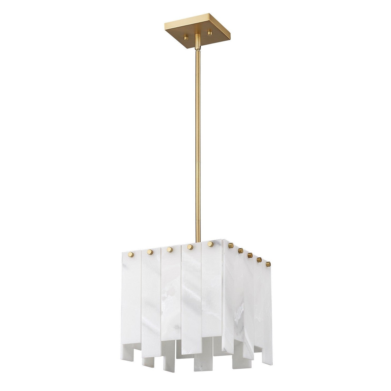 Z-Lite - 345P12-RB - One Light Pendant - Viviana - Rubbed Brass