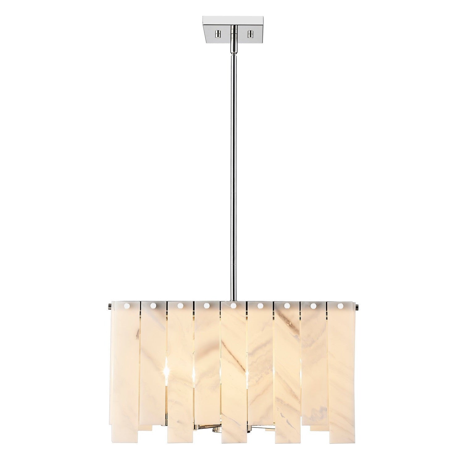 Z-Lite - 345P20-PN - Eight Light Chandelier - Viviana - Polished Nickel