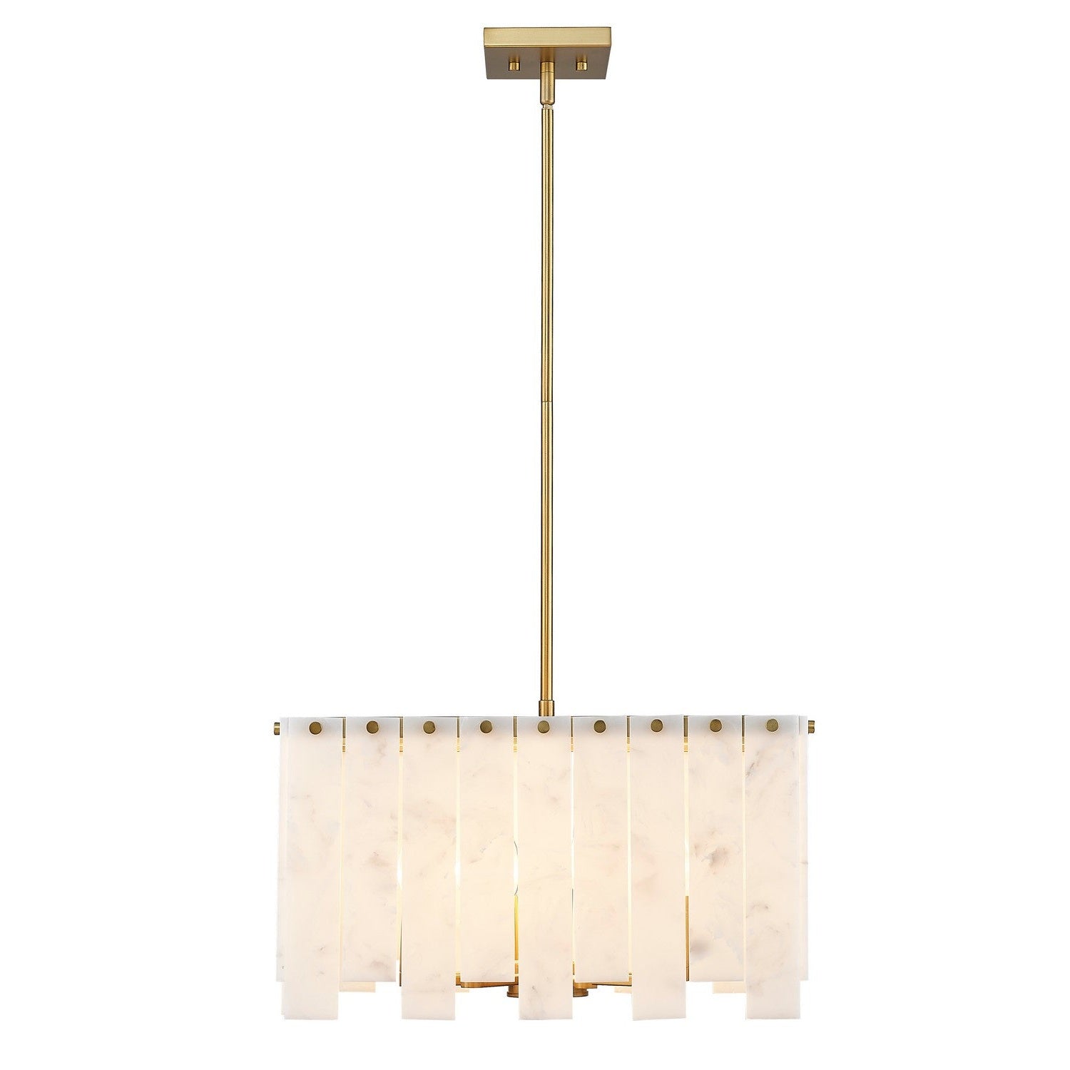 Z-Lite - 345P20-RB - Eight Light Chandelier - Viviana - Rubbed Brass