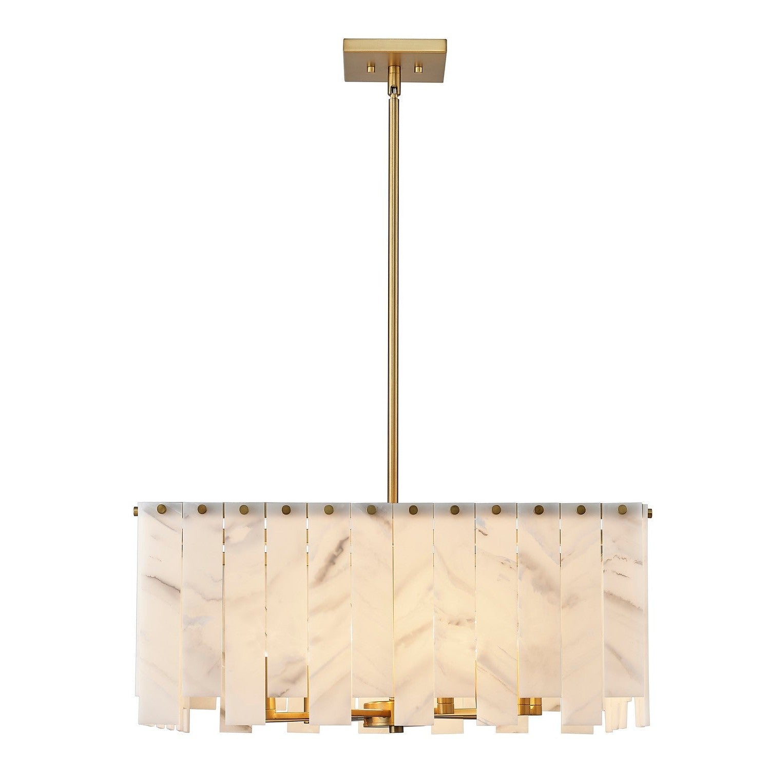 Z-Lite - 345P26-RB - Eight Light Chandelier - Viviana - Rubbed Brass