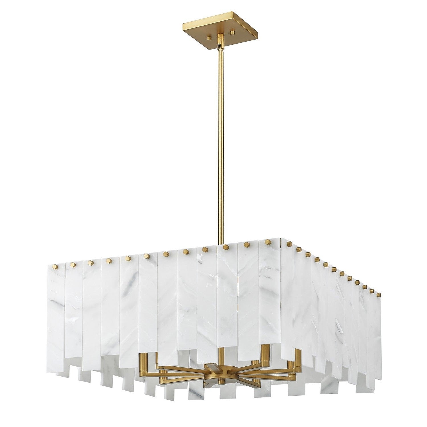 Z-Lite - 345P26-RB - Eight Light Chandelier - Viviana - Rubbed Brass