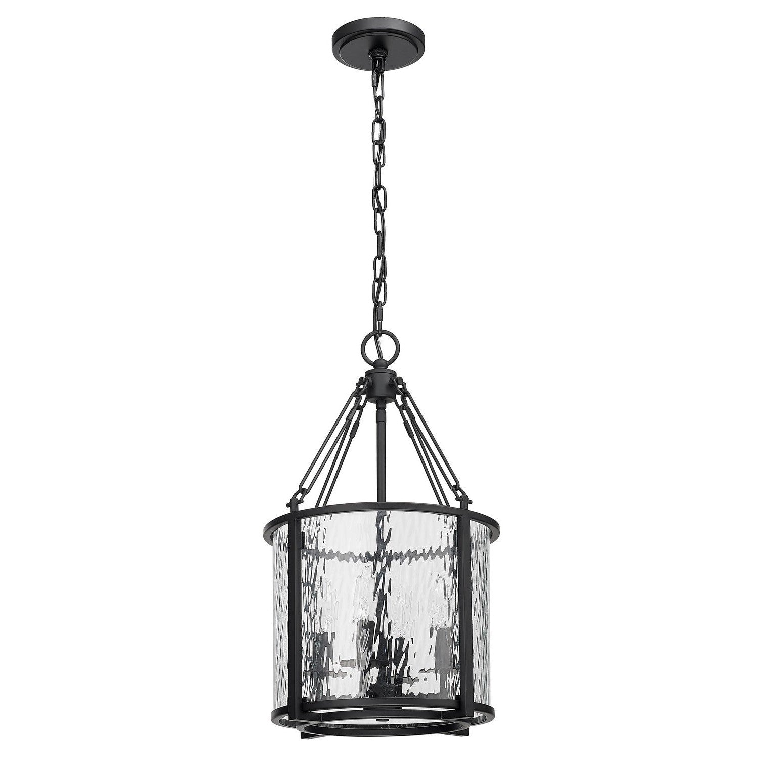 Z-Lite - 346P12-MB - Four Light Pendant - Barrington - Matte Black