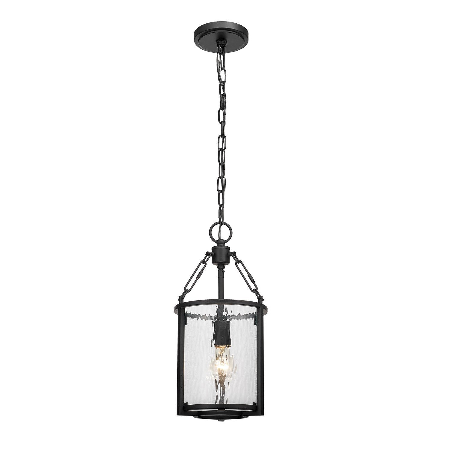 Z-Lite - 346P8-MB - One Light Pendant - Barrington - Matte Black