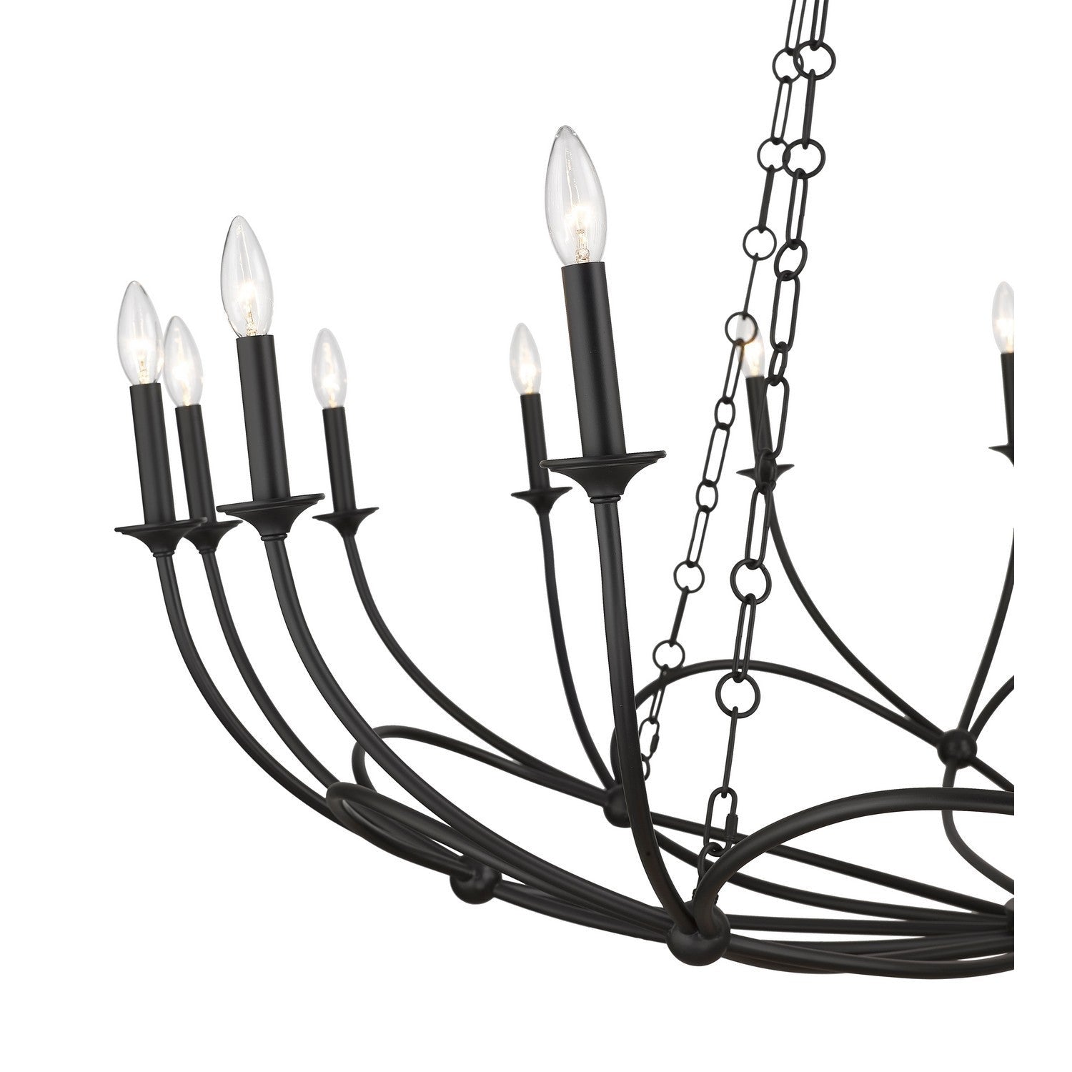 Z-Lite - 3500-16MB - 16 Light Chandelier - Arabella - Matte Black