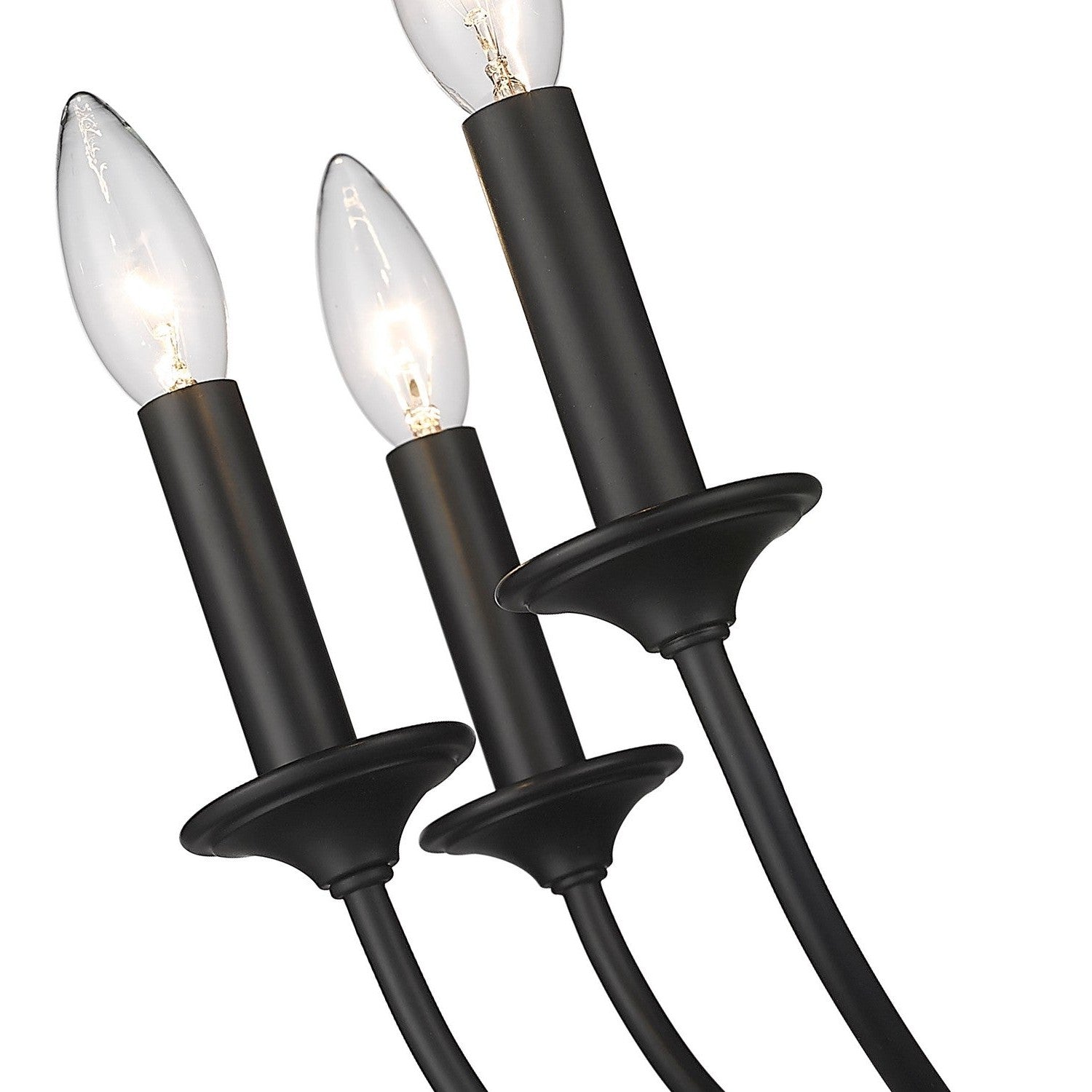 Z-Lite - 3500-3S-MB - Three Light Wall Sconce - Arabella - Matte Black