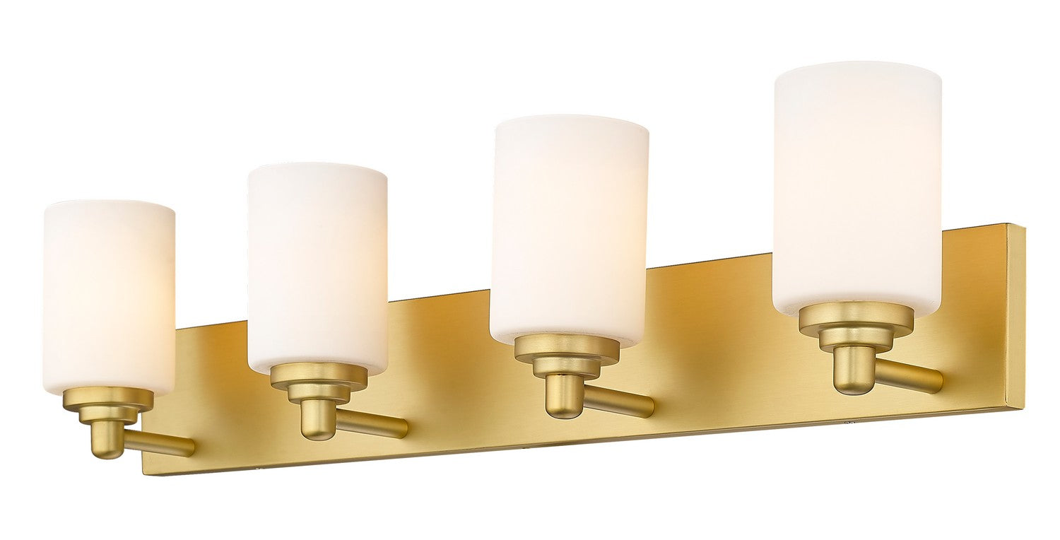 Z-Lite - 485-4V-BG - Four Light Vanity - Soledad - Brushed Gold